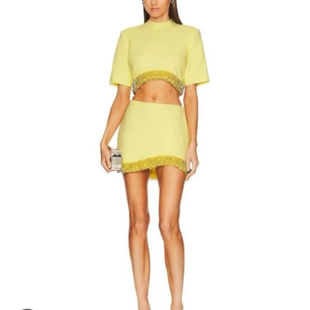 Elegant simkhai set ( top and skirt)